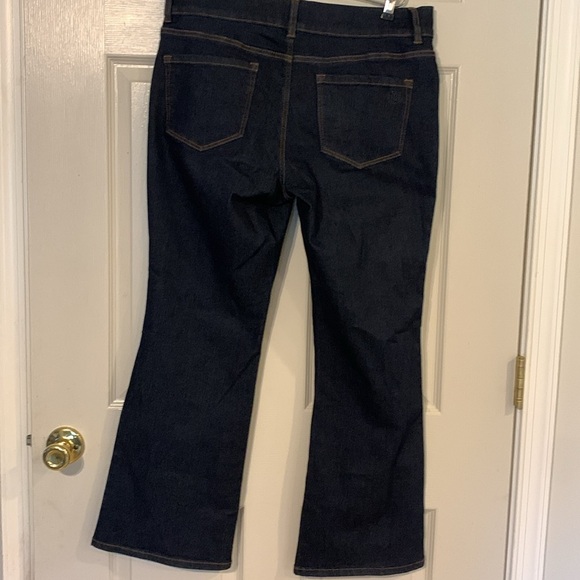 DG2 Diane Gilman Dark Blue Women's Jeans NWOT 14-16-18petite - Picture 3 of 6